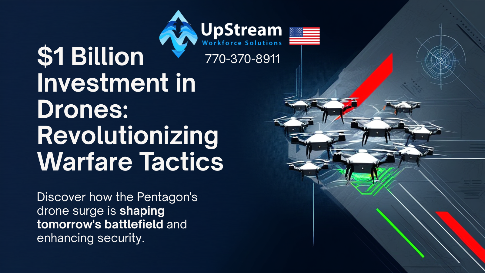 Twitter Post – $1 Billion Investment in Drones Revolutionizing Warfare Tactics